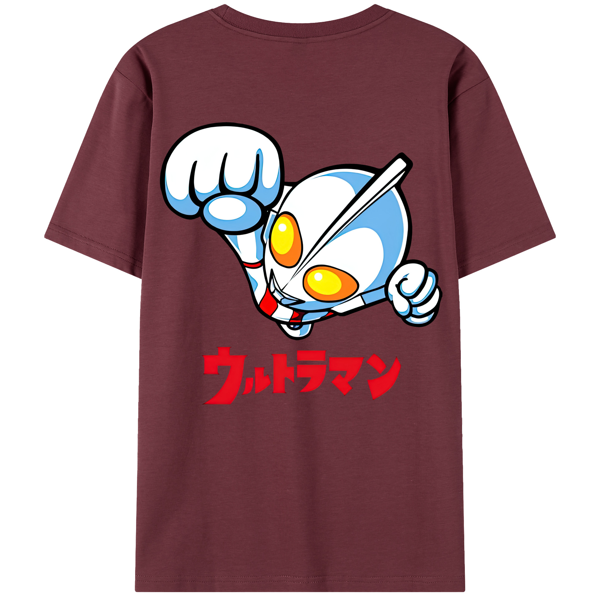 （画像用） ウルトラマン Ultraman 綿100％半袖Tシャツ（背面プリント）
